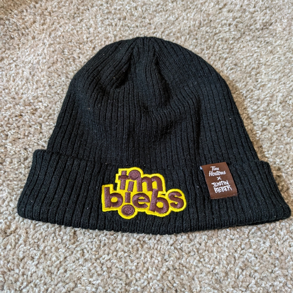 Black Beanie Hat - image 1